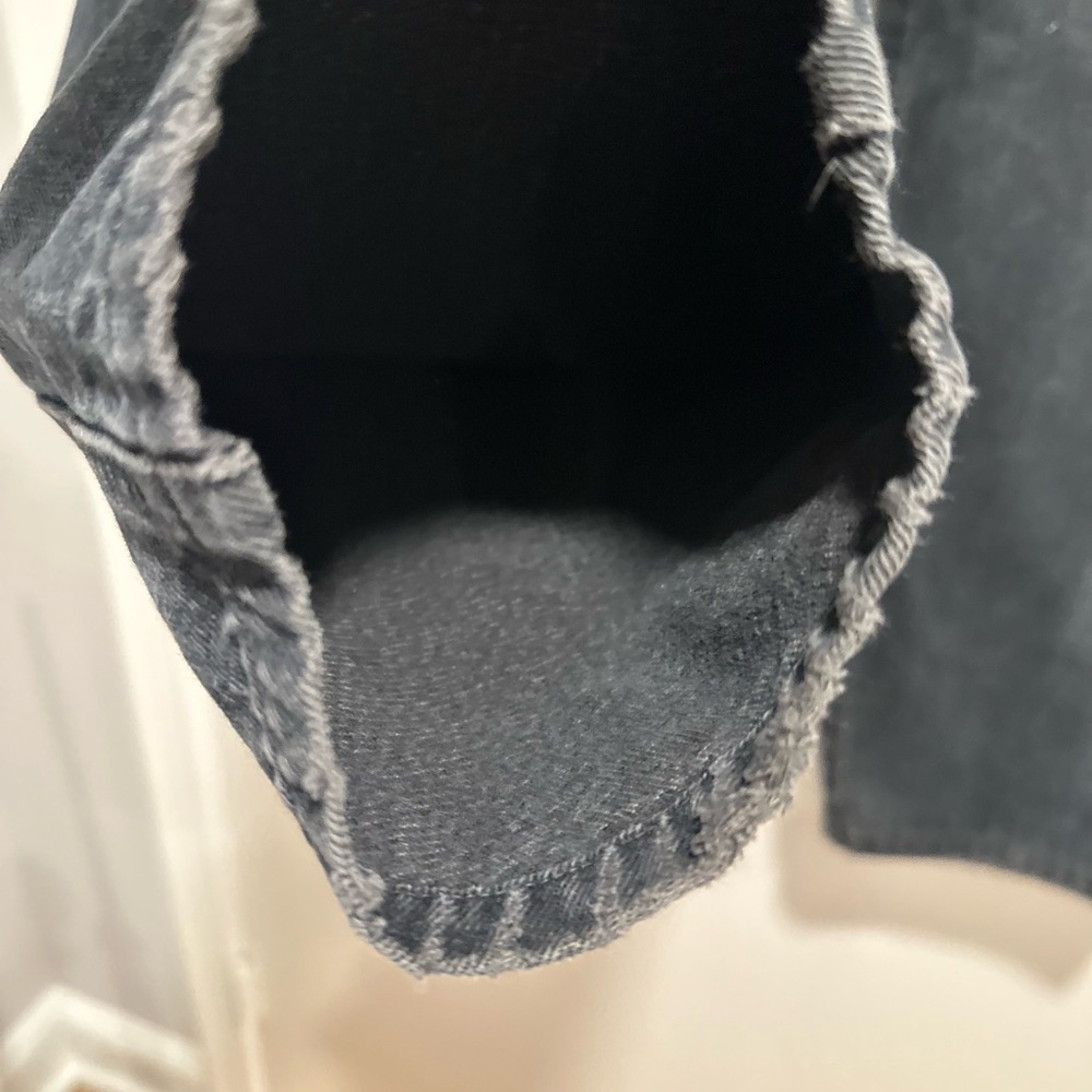 VTG Y2K 90s Lee Jeans Black Denim Baggy High Rise Faded Relaxed Mom Jeans. - Picture 11 of 13